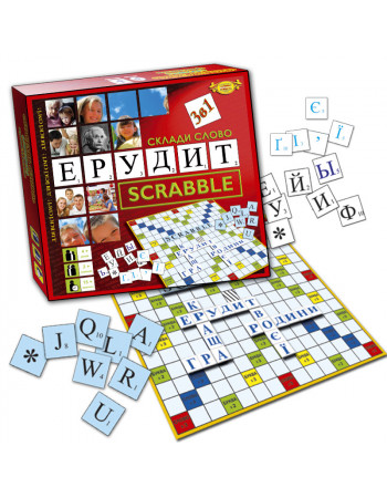 Настольная игра 'Составь слово. Эрудит (Scrabble)' MKB0132 от 4-х лет