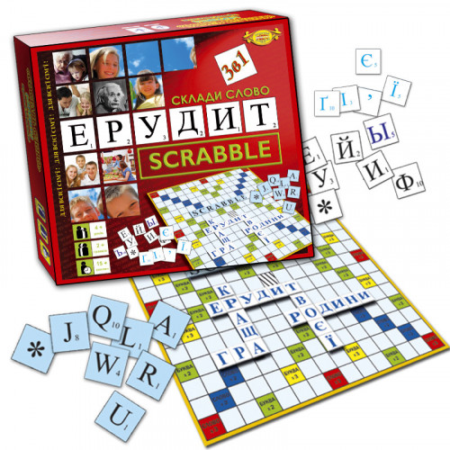 Настольная игра 'Составь слово. Эрудит (Scrabble)' MKB0132 от 4-х лет