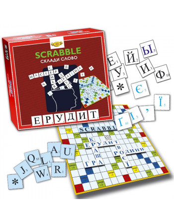 Настольная игра 'Сложи слово. Эрудит. SCRABBLE' Мастер MKB0147