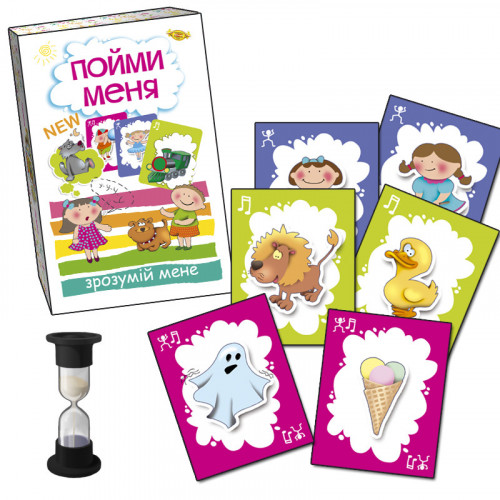 Детская настольная игра 'Пойми меня' MKZ0801,  от 3-х лет