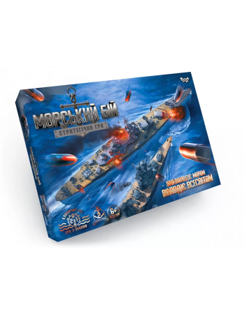 Настільна гра 'Морський бій' G-MB-02 для 2-х гравців  (укр)