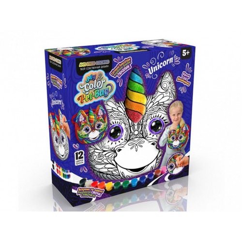 Дитяча сумка-розмальовка 'My Color Pet-Bag' CPB-01-01U-2U-3U, 3 види  (Синій)