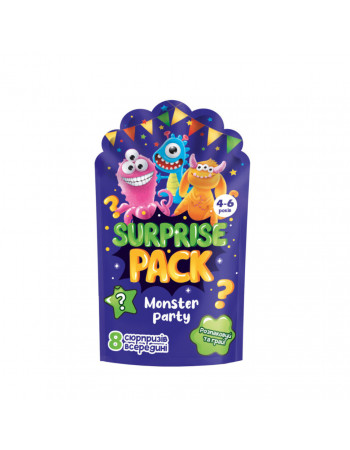 Набір сюрпризів Surprise pack 'Monster party' Vladi Toys VT8080-03 Укр
