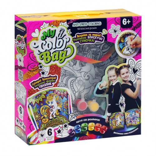 Комплект для творчества 'My Color Bag' mCOB-01-01-05U Укр Пони