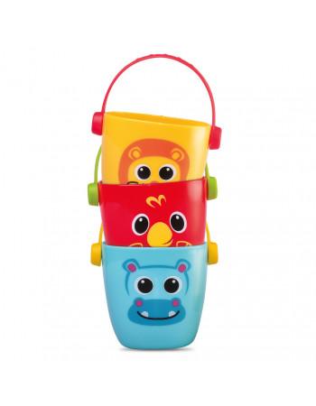 Игрушечные ведерки 'Водо-играйчики' KIDDI SMART 4332-KS для игры в ванной