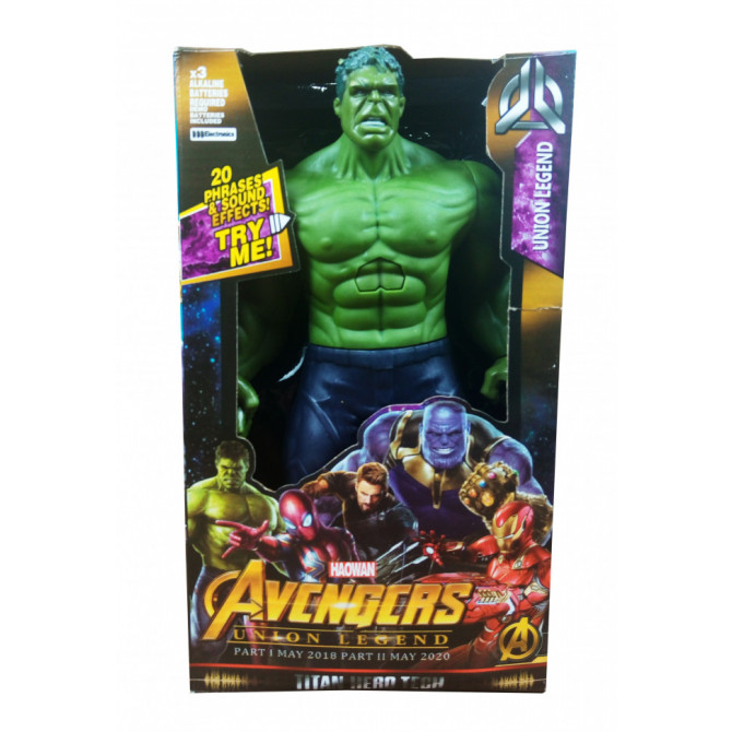 Фігурка супергероя Месники DY-H5826-33 з рухомими руками і ногами  (Hulk)