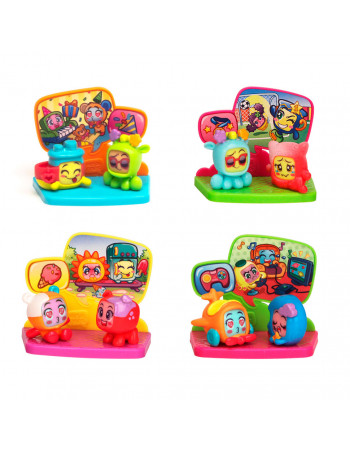 Набор фигурок Коробочка приключений Moji Pops S1 PMP1D612IN00, 2 фигурки, сцена