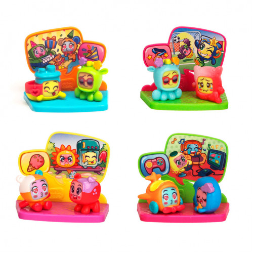 Набор фигурок Коробочка приключений Moji Pops S1 PMP1D612IN00, 2 фигурки, сцена