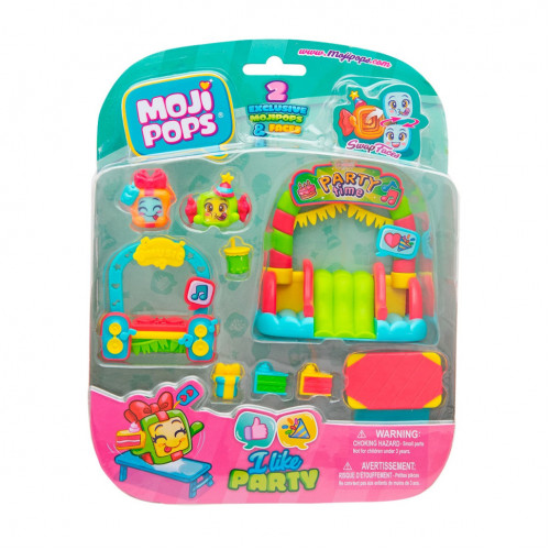 Детский игровой набор 'Вечерка' Moji Pops PMPSB216IN40 в ассортименте, аксессуары и 2 фигурки
