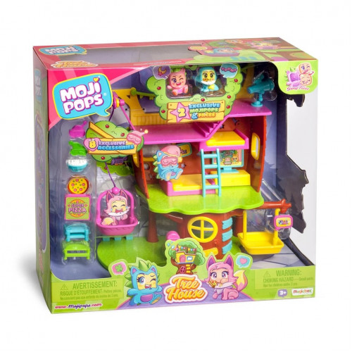 Игровой набор с фигурками 'Домик на Дереве' Moji Pops PMPSP112IN20 (домик, 2 фигурки, аксессуары)