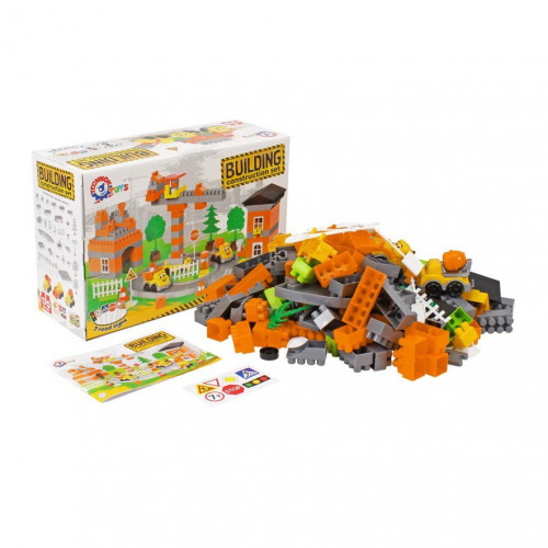 Игровой набор конструктор 9994TXK 170 деталей и 3 машинки