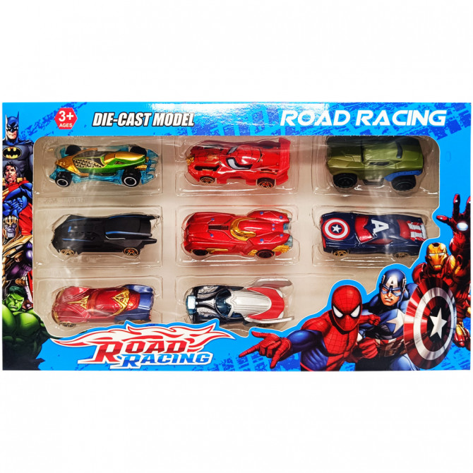 Набір машинок 'Супер героїв Road Racing' FD36-B-1, 8 шт