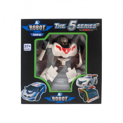 Игровой трансформер транспорт TOBOT W339, 12 видов Белый