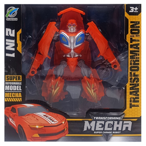 Машинка-трансформер «Transforming Mecha» 168-22 Оранжевый