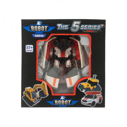 Игровой трансформер транспорт TOBOT W339, 12 видов Бело-красный