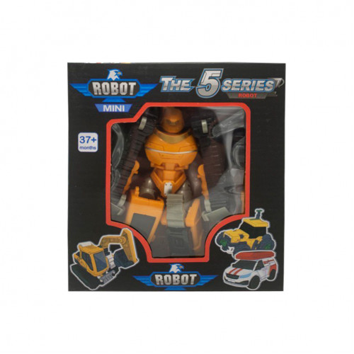 Игровой трансформер транспорт TOBOT W339, 12 видов Оранжевый
