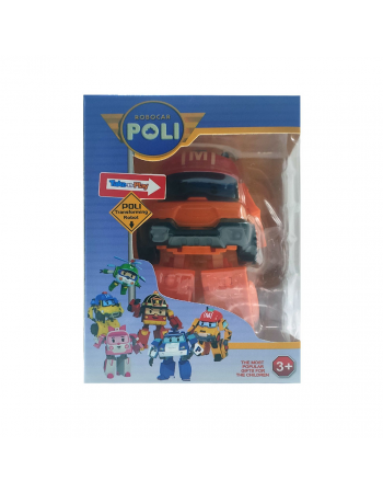 Игрушечный трансформер Робокар Поли 83168 робот+машинка Оранжевый