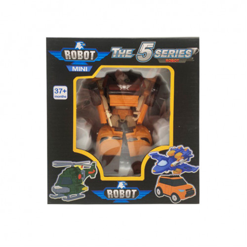 Игровой трансформер транспорт TOBOT W339, 12 видов Коричневый