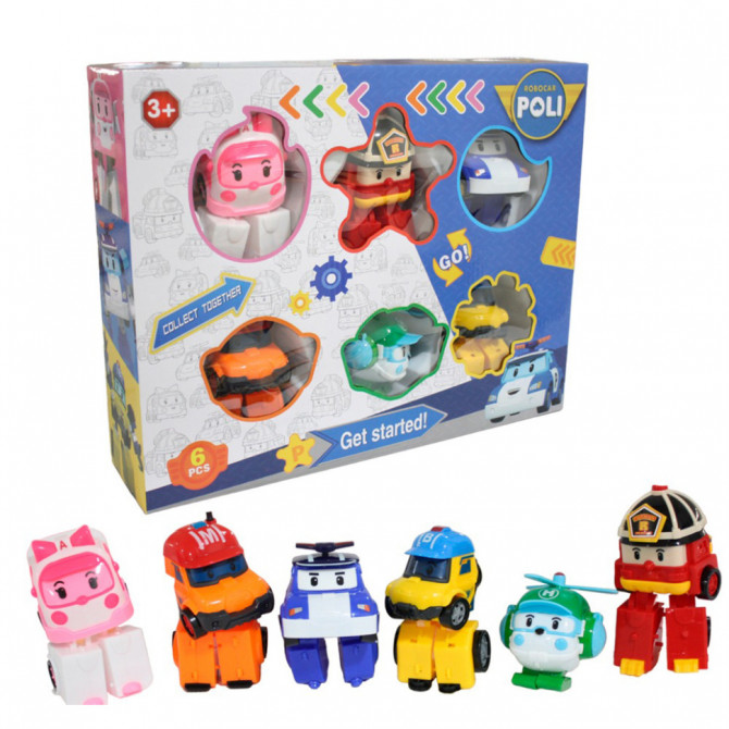 Набір трансформерів 'ROBOCAR POLI' LB105