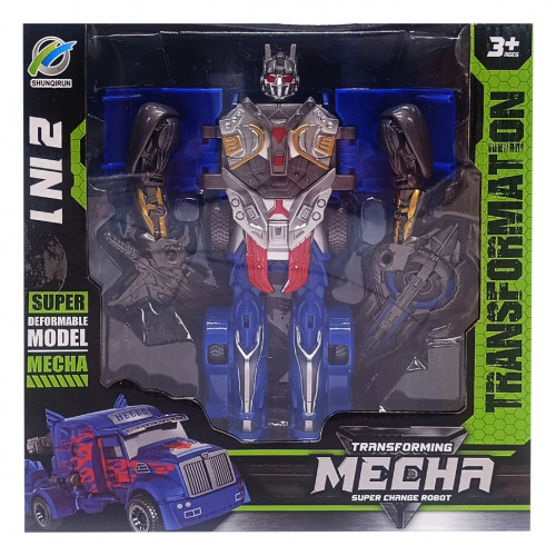 Машинка-трансформер «Transforming Mecha» 168-22 Синий