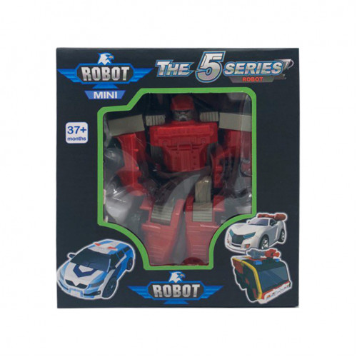 Игровой трансформер транспорт TOBOT W339, 12 видов Красный-1