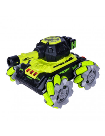 Танк на радиоуправлении KT907A(Light-Green) стреляет гелем, звук, свет