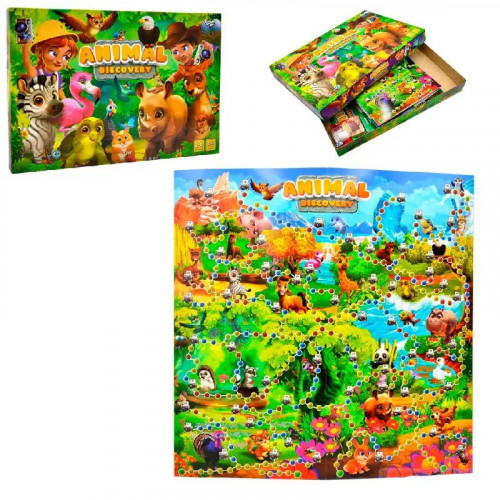 Настільна гра 'Animal Discovery' Danko Toys G-AD-01-01U рус