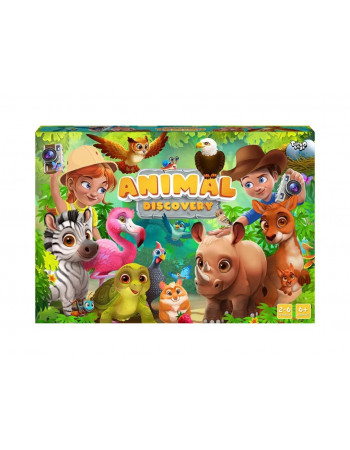 Настільна гра 'Animal Discovery' Danko Toys G-AD-01-01U рус