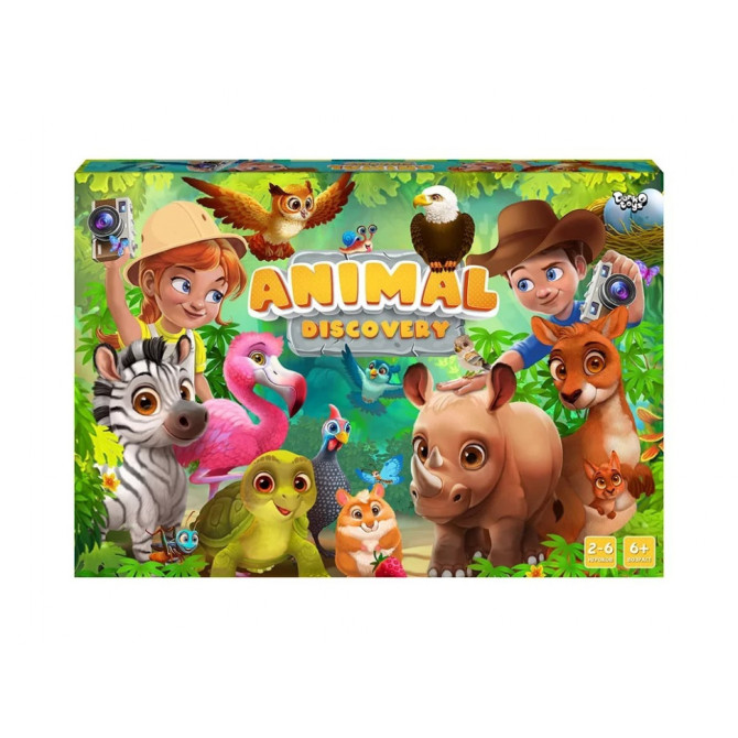 Настільна гра 'Animal Discovery' Danko Toys G-AD-01-01U рус