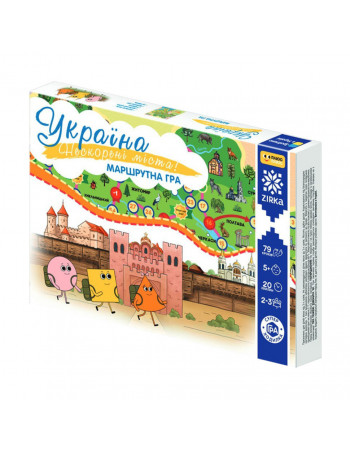 Настольная игра Непокоренные города Украины 149365 бродилка