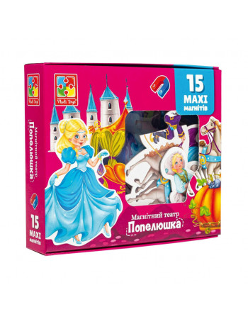 Настольная игра магнитный театр 'Золушка' Vladi Toys VT3206-53 Укр