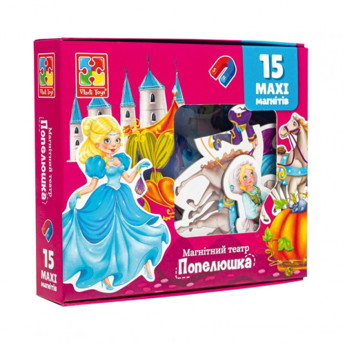 Настольная игра магнитный театр 'Золушка' Vladi Toys VT3206-53 Укр