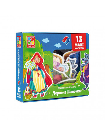 Настольная игра магнитный театр 'Красная шапочка' Vladi Toys VT3206-52 Укр