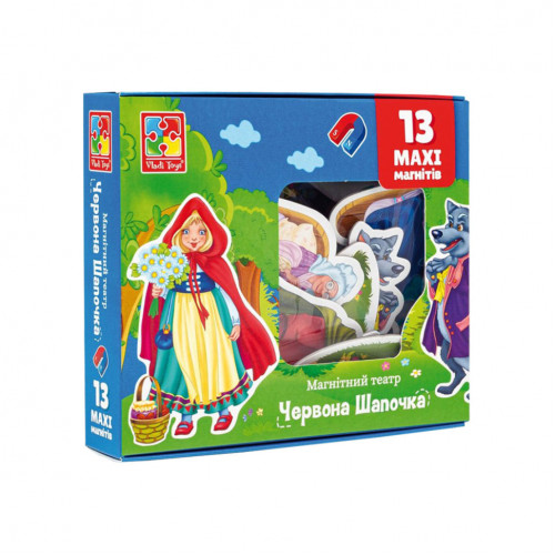 Настольная игра магнитный театр 'Красная шапочка' Vladi Toys VT3206-52 Укр