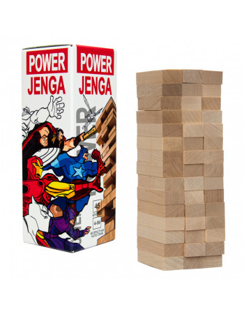 Настольная игра 'Power Jenga' Strateg PL 32104
