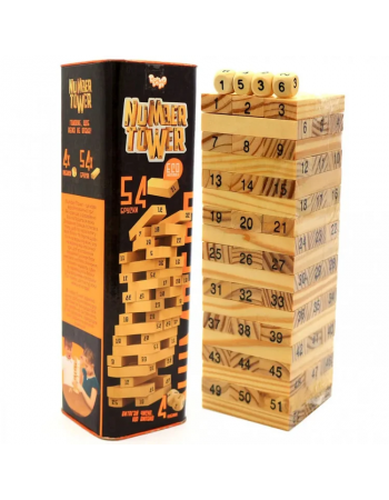 Настільна гра, що розвиває 'NUMBER TOWER' укр. NT-01U