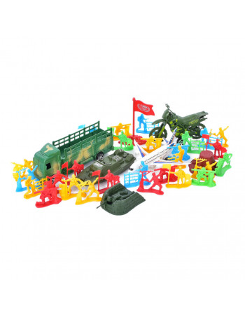 Игровой набор Солдатики Bambi 8899-39-40 с транспортом Вид 2