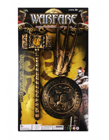 Детский игровой набор рыцаря 818A-20/21/22 доспехи на руку Молот