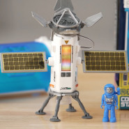 Ігровий набір Місія «Побудуй станцію зв'язку» Astropod 80333 конструктор з фігуркою