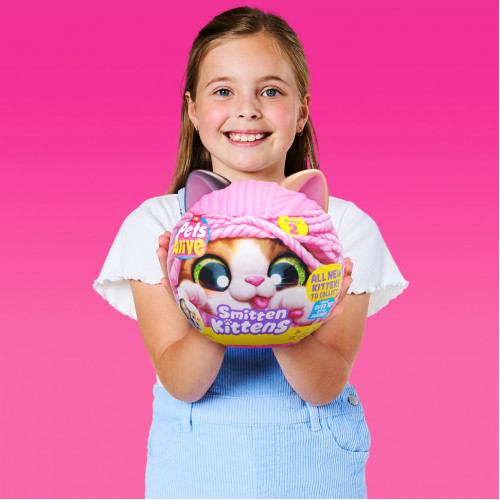 Интерактивный игровой набор-сюрприз Игривые котята Pets  Robo Alive S2 9568, 10 разных звуков