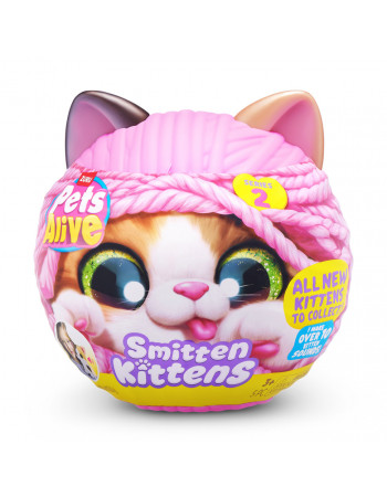 Интерактивный игровой набор-сюрприз Игривые котята Pets  Robo Alive S2 9568, 10 разных звуков