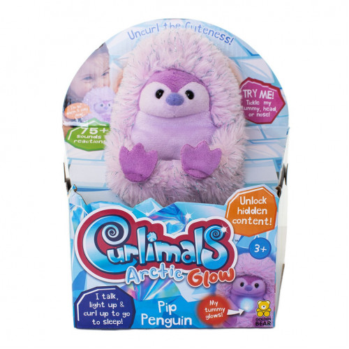 Интерактивная игрушка Пингвин Пип Curlimals 3728 серии «Arctic Glow»