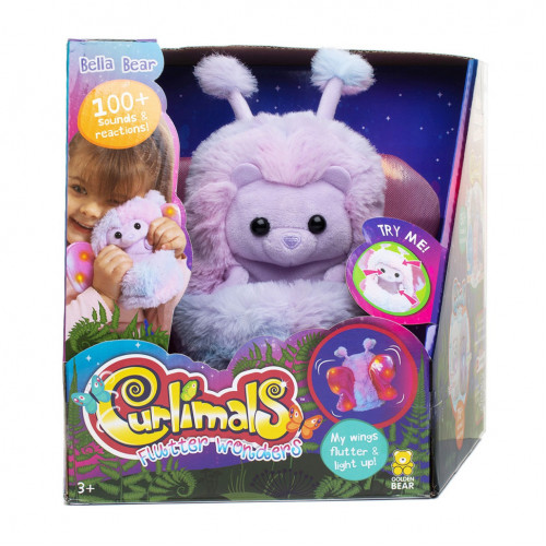 Интерактивная игрушка Медведица Белла Curlimals 3729 серии «Flutter Wonders»