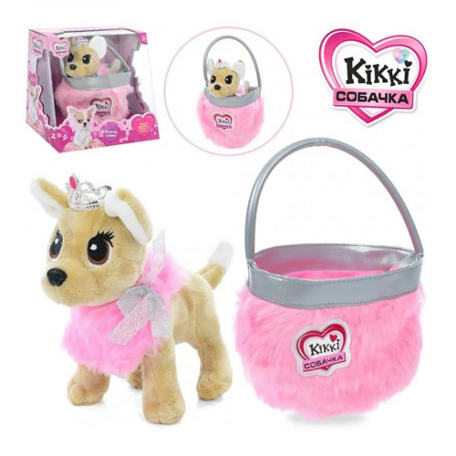 Музичний плюшевий Собачка Кіккі M 5703 I UA співає українською мовою