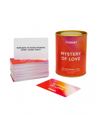Карточная игра для пары Love of mystery CBRT-9426, 125 вопросов