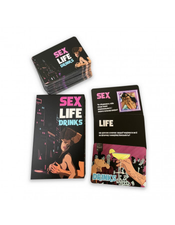 Карточная игра 'Sex Life Drinks' PLR-0017, 64 карточки