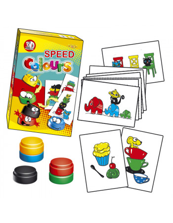 Детская настольная игра 'Speed Colours' MKZ0805 от 2х лет