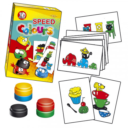 Детская настольная игра 'Speed Colours' MKZ0805 от 2х лет