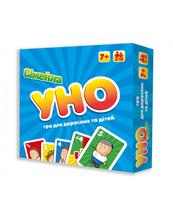 Настольная игра 'УНО Семейная 2 в 1' 30606 (укр.)