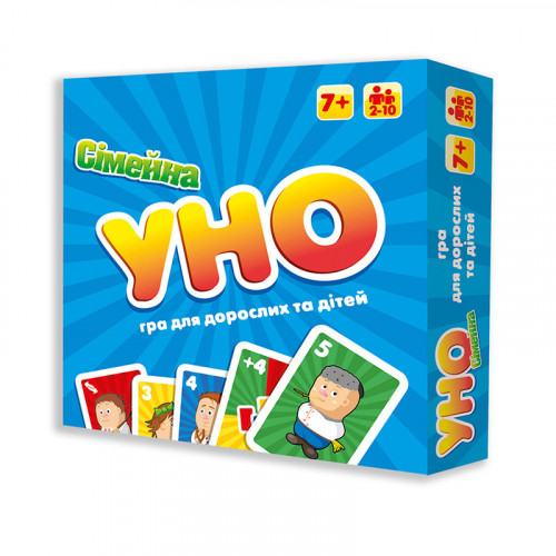 Настольная игра 'УНО Семейная 2 в 1' 30606 (укр.)